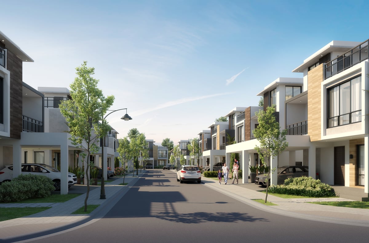 Inspired by European aesthetics, homes at The Lindgren blend perfectly with the lush surroundings of the residential enclave.
